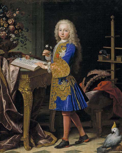 Jean Ranc Retrato de Carlos III, nino France oil painting art